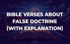 Powerful Bible Verses About False Doctrine With Commentary Bible