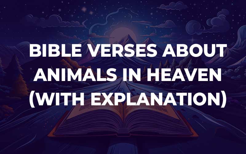 Bible Verses About Animals In Heaven