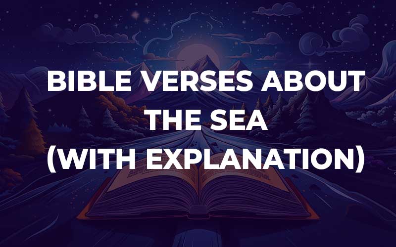 Bible Verses About The Sea