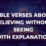 Bible Verses About Believing Without Seeing