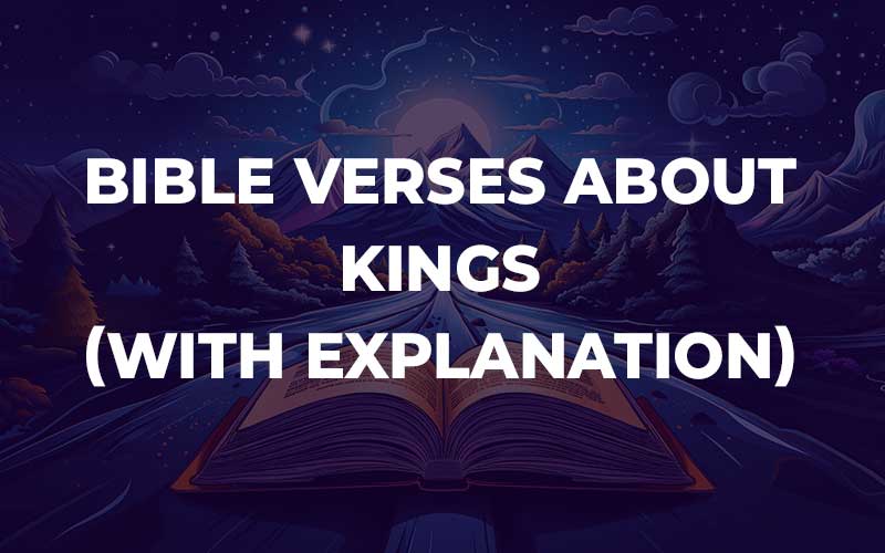 Bible Verses About Kings