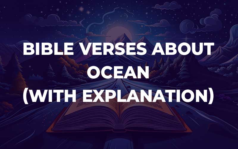 Bible Verses About Ocean