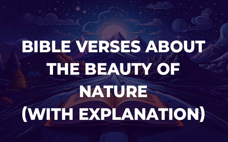 Bible Verses About The Beauty Of Nature