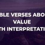 Bible Verses About Value