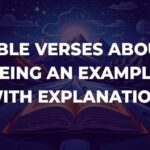 Bible Verses About Being An Example