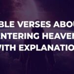 Bible Verses About Entering Heaven