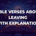 Bible Verses About Leaving