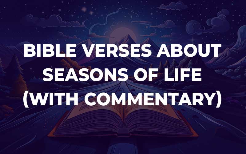 Bible Verses About Seasons Of Life