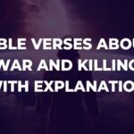 Bible Verses About War And Killing