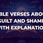 Bible Verses About Guilt And Shame