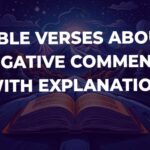 Bible Verses About Negative Comments