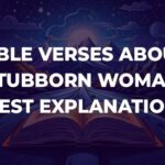 Bible Verses About Stubborn Woman