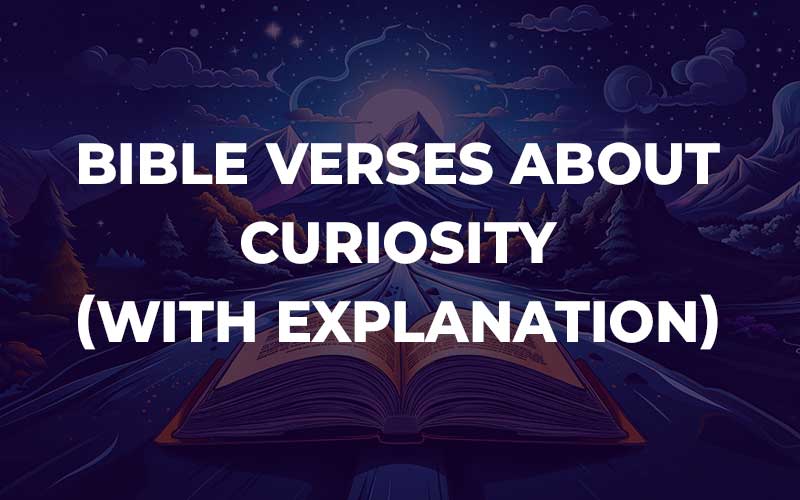 Bible Verses About Curiosity